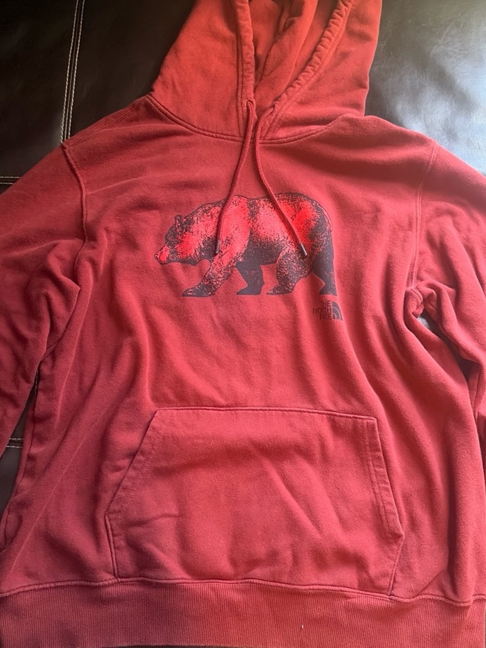 The North Face Men’s Red Bear Graphic Crewneck Hoodie